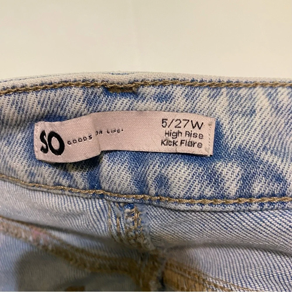 SO Light Blue Flare Jeans